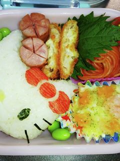 キティちゃんお弁当-レシピのメイン写真