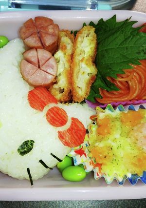 キティちゃんお弁当-レシピのメイン写真