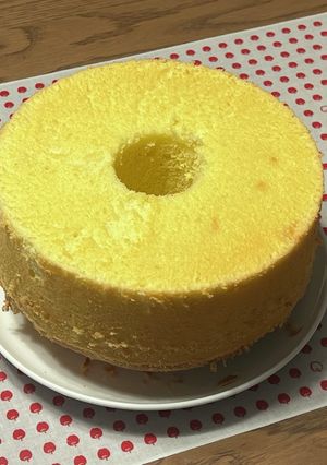 普通のシフォンケーキ-レシピのメイン写真
