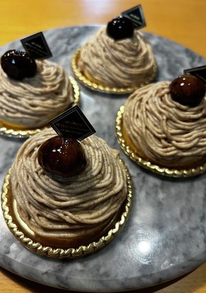 ロールケーキ生地のアソートモンブラン-レシピのメイン写真