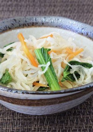 ♦野菜たべよう♦切干し大根と白滝の和え物-レシピのメイン写真