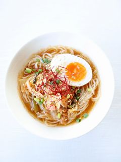 韓国風温冷麺【水キムチ温麺】-レシピのメイン写真