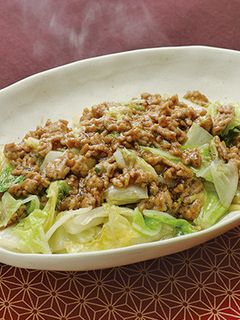 白菜のそぼろあん-レシピのメイン写真