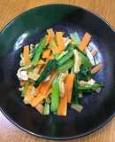 （地産地消）のらぼう菜の煮びたし