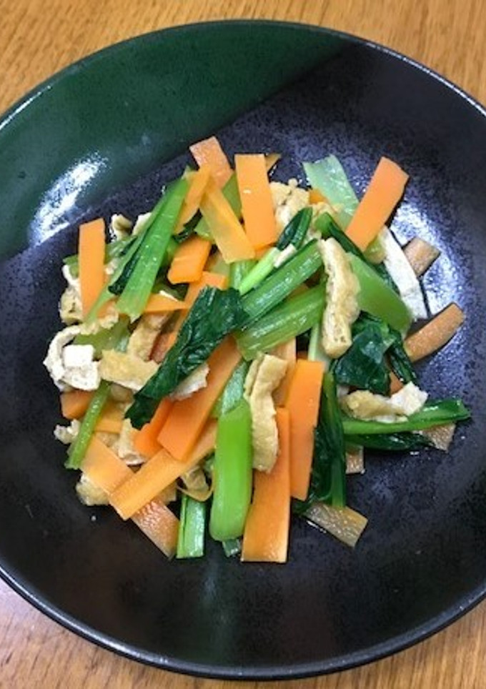 （地産地消）のらぼう菜の煮びたし-レシピのメイン写真