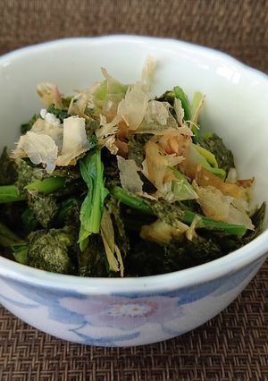 ♦野菜たべよう♦山芋の青菜和え-レシピのメイン写真