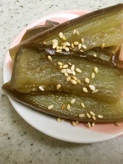 レンジで簡単!茄子の煮浸し-レシピのメイン写真