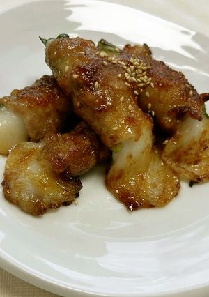 肉巻き餅-レシピのメイン写真