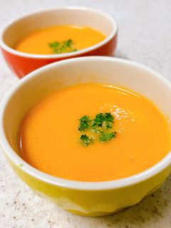 レンジだけで簡単♪にんじんのポタージュ-レシピのメイン写真