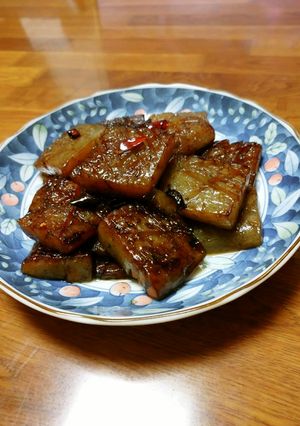 カミナリこんにゃくを初めて作る-レシピのメイン写真