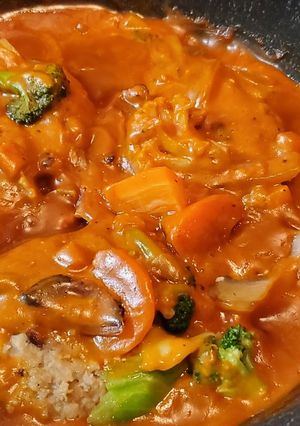 お助けタコソース煮込みバーグ-レシピのメイン写真