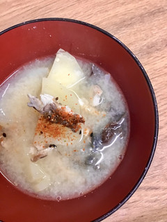 ゆうげの味噌汁/焼き鯖とジャガイモ-レシピのメイン写真