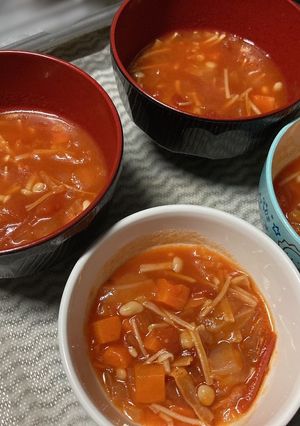 子供も食べれるトマトスープ-レシピのメイン写真