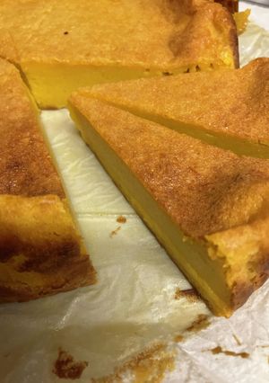 たっぷりカボチャのプリンケーキ-レシピのメイン写真