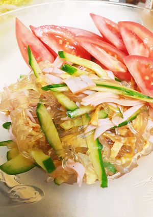 ヘルシーところてんの中華風サラダ-レシピのメイン写真