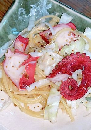 さっぱりと✩タコとスパゲティのサラダ-レシピのメイン写真