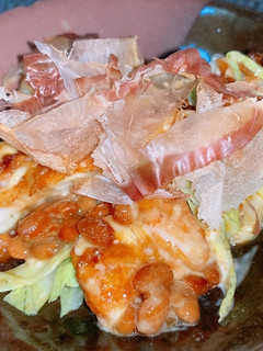 大満腹!イカ天&納豆のトースター焼き-レシピのメイン写真