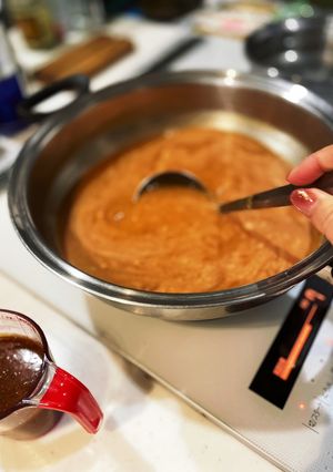 自家製味噌でキムチ鍋のスープ-レシピのメイン写真