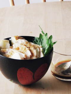 蒸し鶏とじゃが芋丼★ランチ★1人丼タレ付-レシピのメイン写真