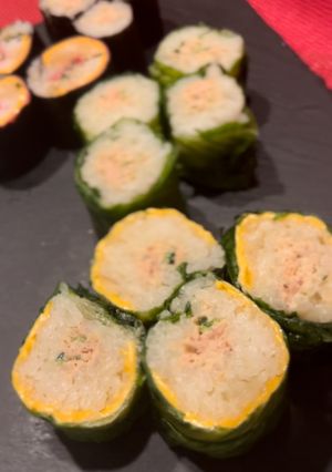 最高に旨し！レタス巻き寿司-レシピのメイン写真
