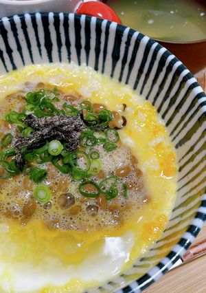 レンジで納豆たまご雑炊-レシピのメイン写真