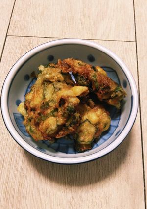 簡単ヘルシー節約♪オクラの天ぷら^.^-レシピのメイン写真