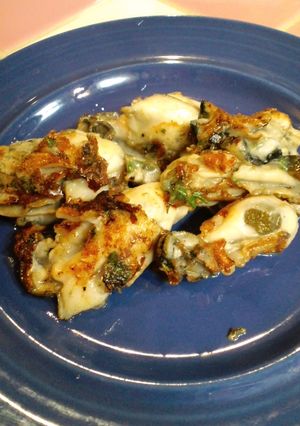 牡蠣のカリカリ香草焼き-レシピのメイン写真