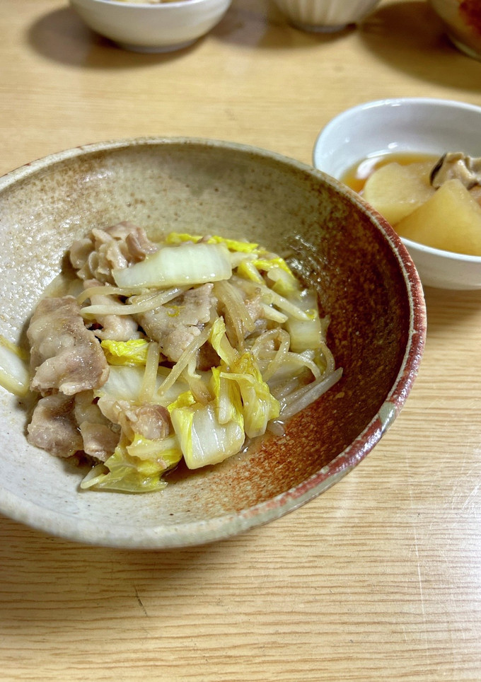 【メイン】豚バラ肉と白菜のささっと炒め-レシピのメイン写真