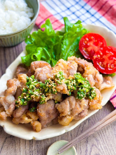 青ネギ塩ダレがけ◎豚こまのしっとり揚げ-レシピのメイン写真