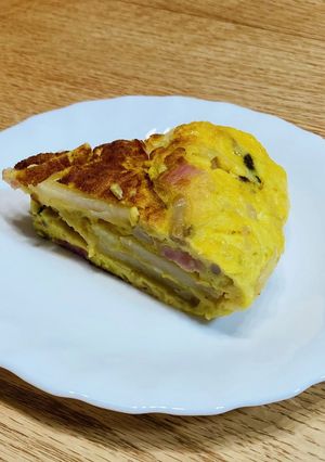ボリューム満点！スパニッシュオムレツ-レシピのメイン写真