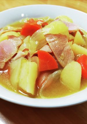 ベーコンとじゃがいものカレー煮-レシピのメイン写真