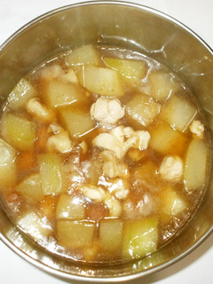 鶏肉と冬瓜煮物♪むくみに効く簡単漢方薬膳-レシピのメイン写真