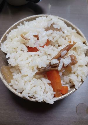 またぎ汁炊き込みご飯-レシピのメイン写真