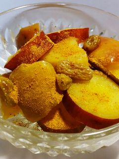 さつまいもとりんごのシナモン煮 砂糖無し-レシピのメイン写真