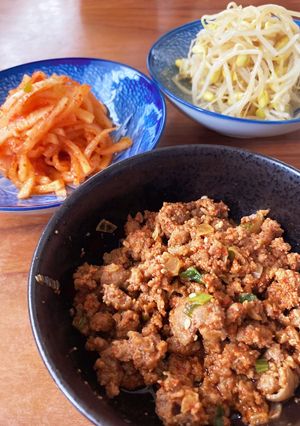 【ガチ韓】ひき肉のそぼろ炒め★다짐육-レシピのメイン写真