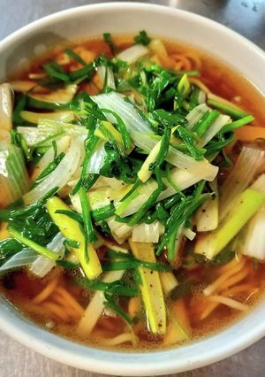 【生姜香る】ネギニラ醤油ラーメン-レシピのメイン写真