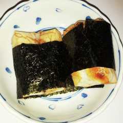 รูปของ 海苔巻いたおもち