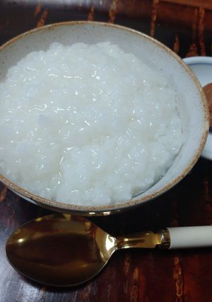 お米から炊くお粥-レシピのメイン写真