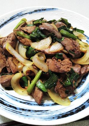 疲れた体に！鶏レバニラ-レシピのメイン写真