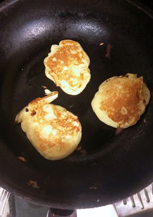 りんごのホットケーキ-レシピのメイン写真