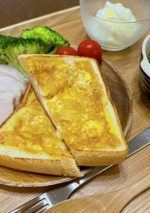 サクっとろーりモーニング＋ハム✨-レシピのメイン写真