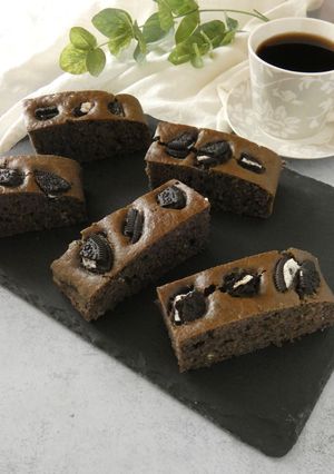 ホケミで簡単★モノクロスティックケーキ-レシピのメイン写真