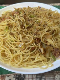 スパゲティ・セロリのジェノベーゼ-レシピのメイン写真