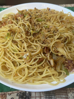 スパゲティ・セロリのジェノベーゼ-レシピのメイン写真