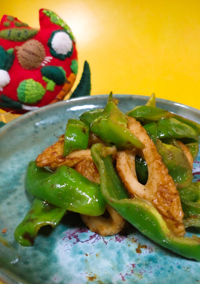ピーマンとちくわのカレー炒め-レシピのメイン写真