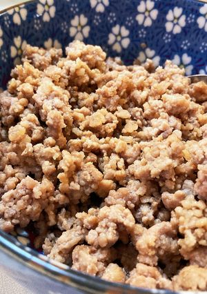 我が家の肉そぼろ-レシピのメイン写真