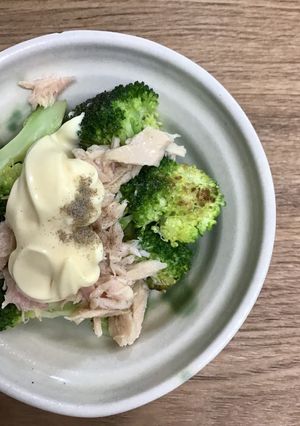 超時短!/焼きブロッコリーとツナのサラダ-レシピのメイン写真
