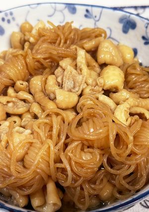 鶏皮と白滝煮♪♪-レシピのメイン写真