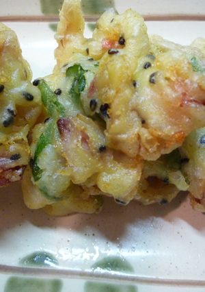 ホッキと大葉のかき揚げ！-レシピのメイン写真