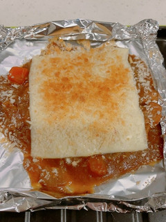パン粉とチーズでカレーパン風、焼きカレー-レシピのメイン写真